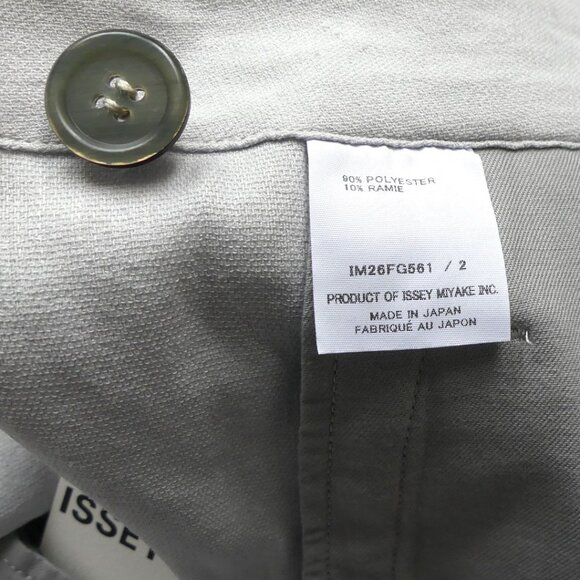 Issey Miyake Maxi Wrap Skirt in Light Gray Size 2 USA Small - Picture 14 of 16